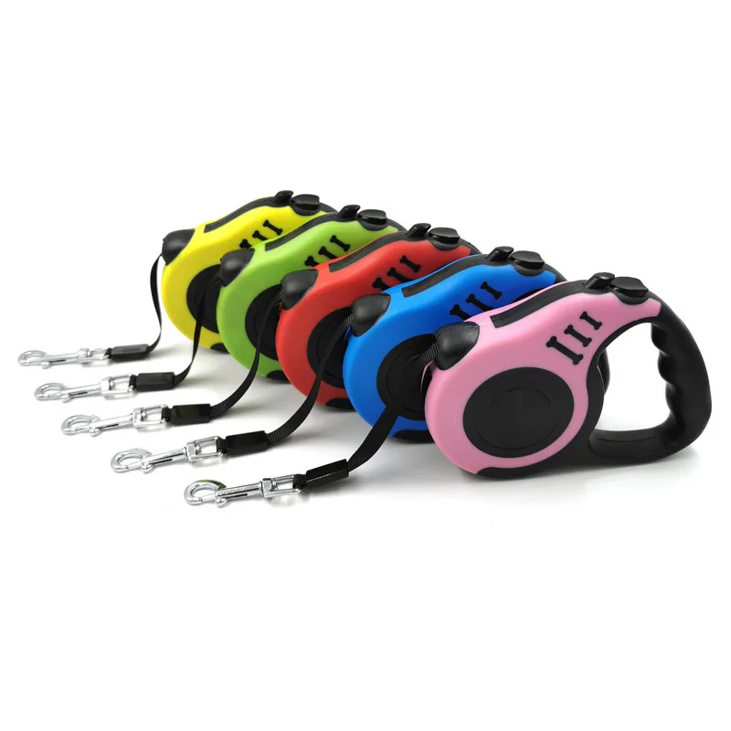 Hot Sale Dog Outdoor Training Nylon Automatic  Dog Leash Wholesale Dog Leash Pet Retractable