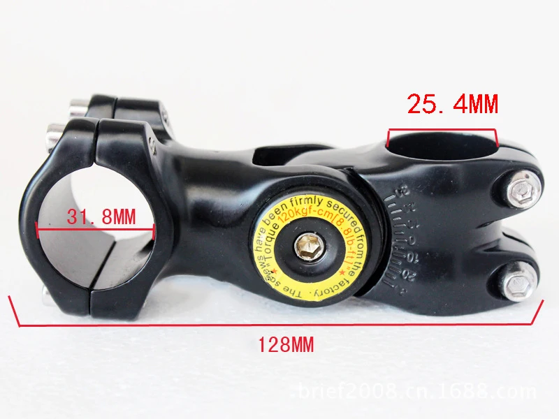 Mountain bike handlebar faucet handlebar increaser adjustable riser 25.4*31.8 negative angle adjustable riser Bicycle Stem