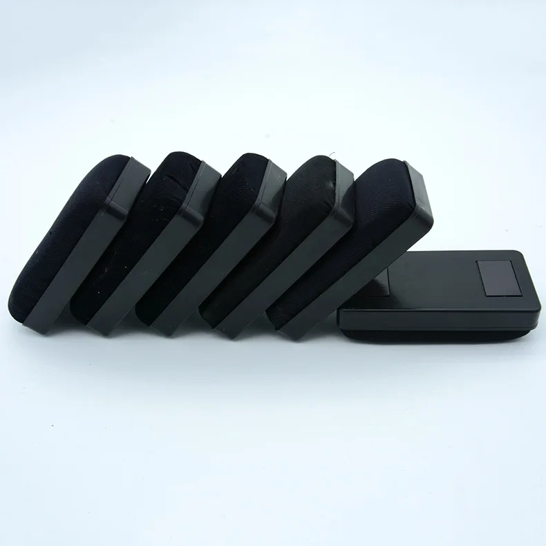 Black shell cloth board office teaching stationery supplies Easy to erase traceless magnetic whiteboard eraser