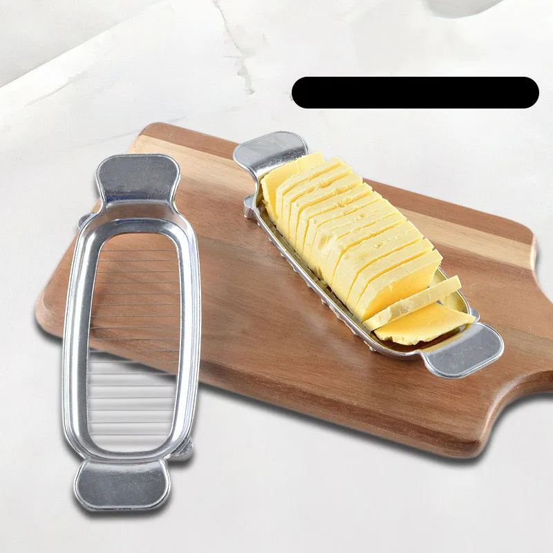 Aluminum Alloy Polished Cheese Slicer Butter Cheese Cutter Foie Gras Egg Divider