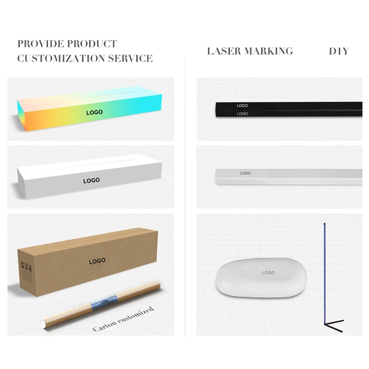 Dropshipping Modern Minimalist vibrant Colorful LED standing light for home rgb corner floor lamp