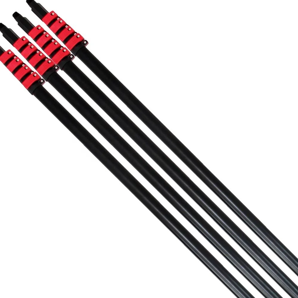 fiberglass carbon fiber composite tube 8.5 mm 14 mm 28mm fiberglass telescopic antenna mast pole