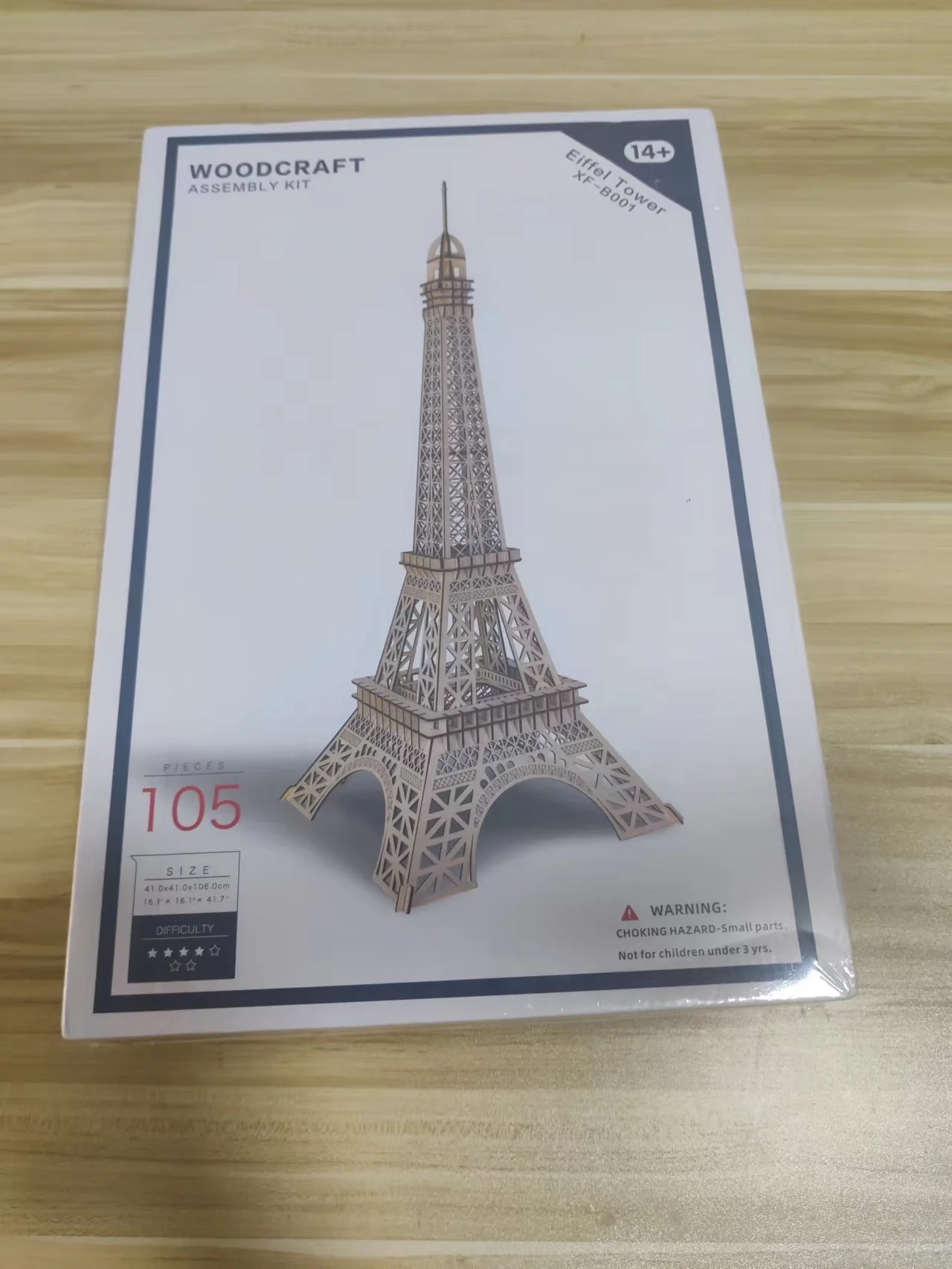 Большая Эйфелева башня в Париже 3d деревянная головоломка 3D