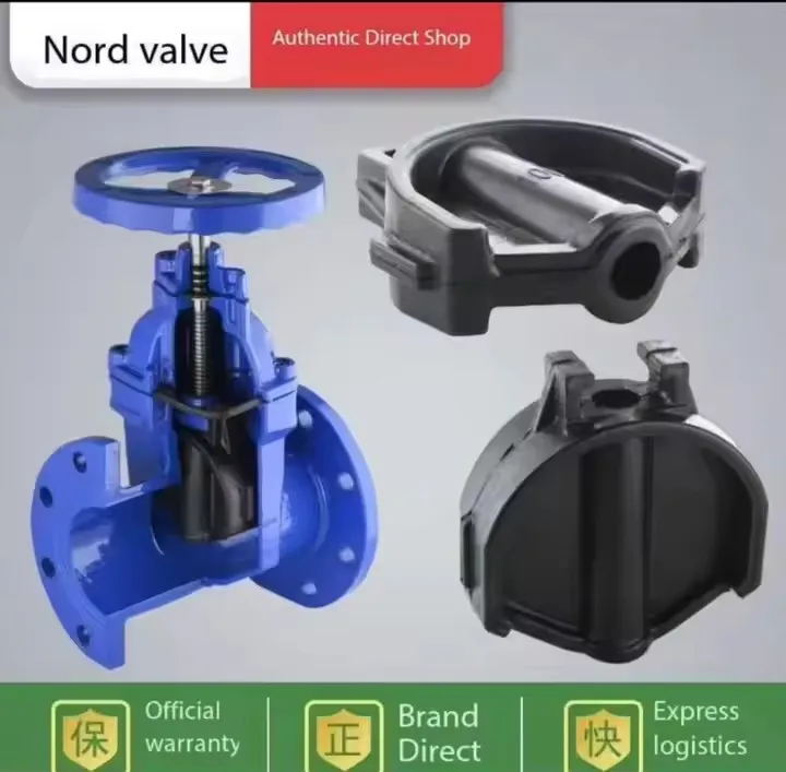 Flange gate valve ductile iron material soft seal hydraulic gate valve