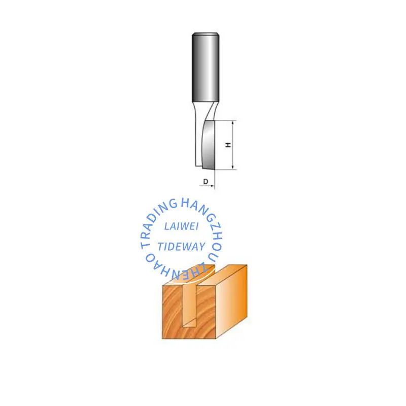 router bit tideway ZLC0101 straight bit (one flute)  Woodworking tools  milling cutter straight shank drill bit