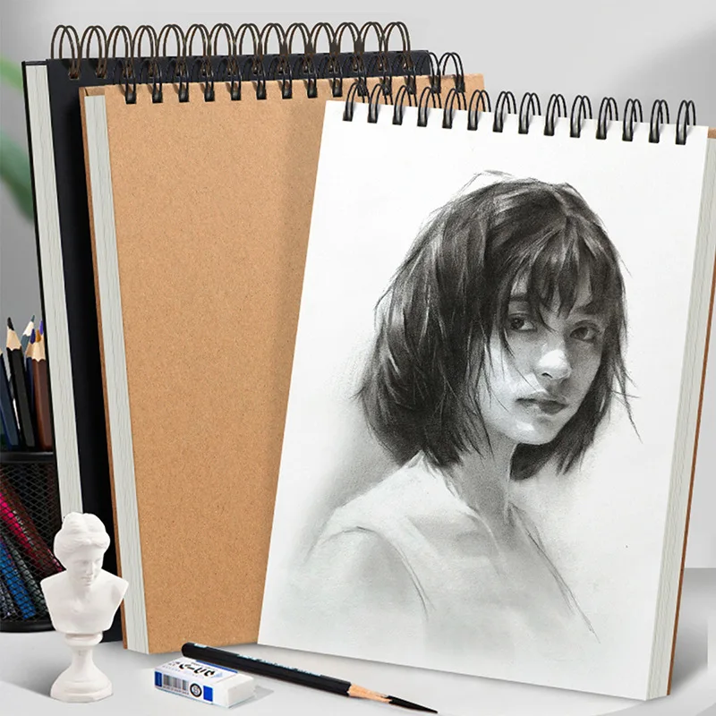 custom B5 watercolor sketchbook cotton paper spiral drawing book