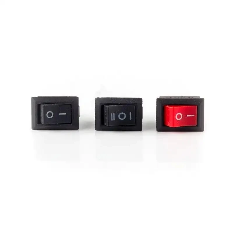 KCD4 16A 250V 20A 125V Double Light Switch Rocker Switch t125 Red/Green illuminated 6PIN ON OFF rocker switch with lamp
