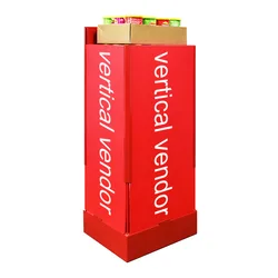 Rising Shelf Spring Loaded Beverage Pop Up Vertical Vendor Display For Cola Beer