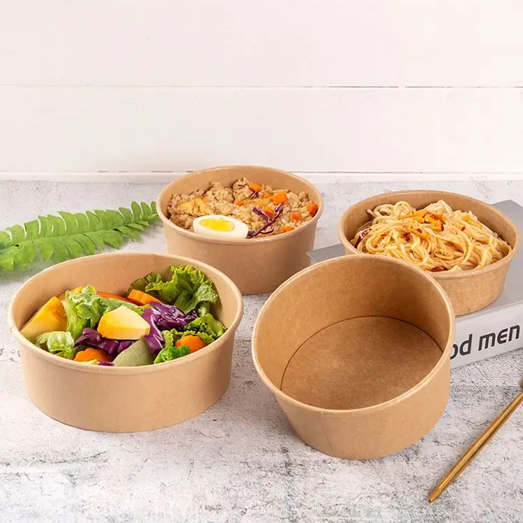 
Custom 4OZ Disposable Ice Cream Take Away Paper Bowl With Lid 