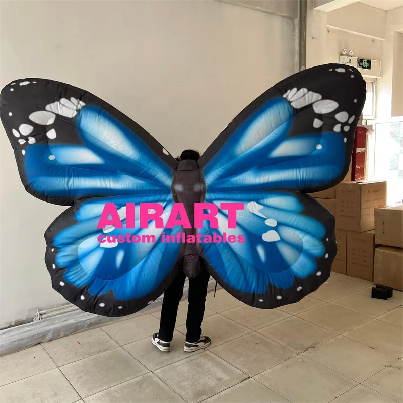 new color inflatable butterfly costume