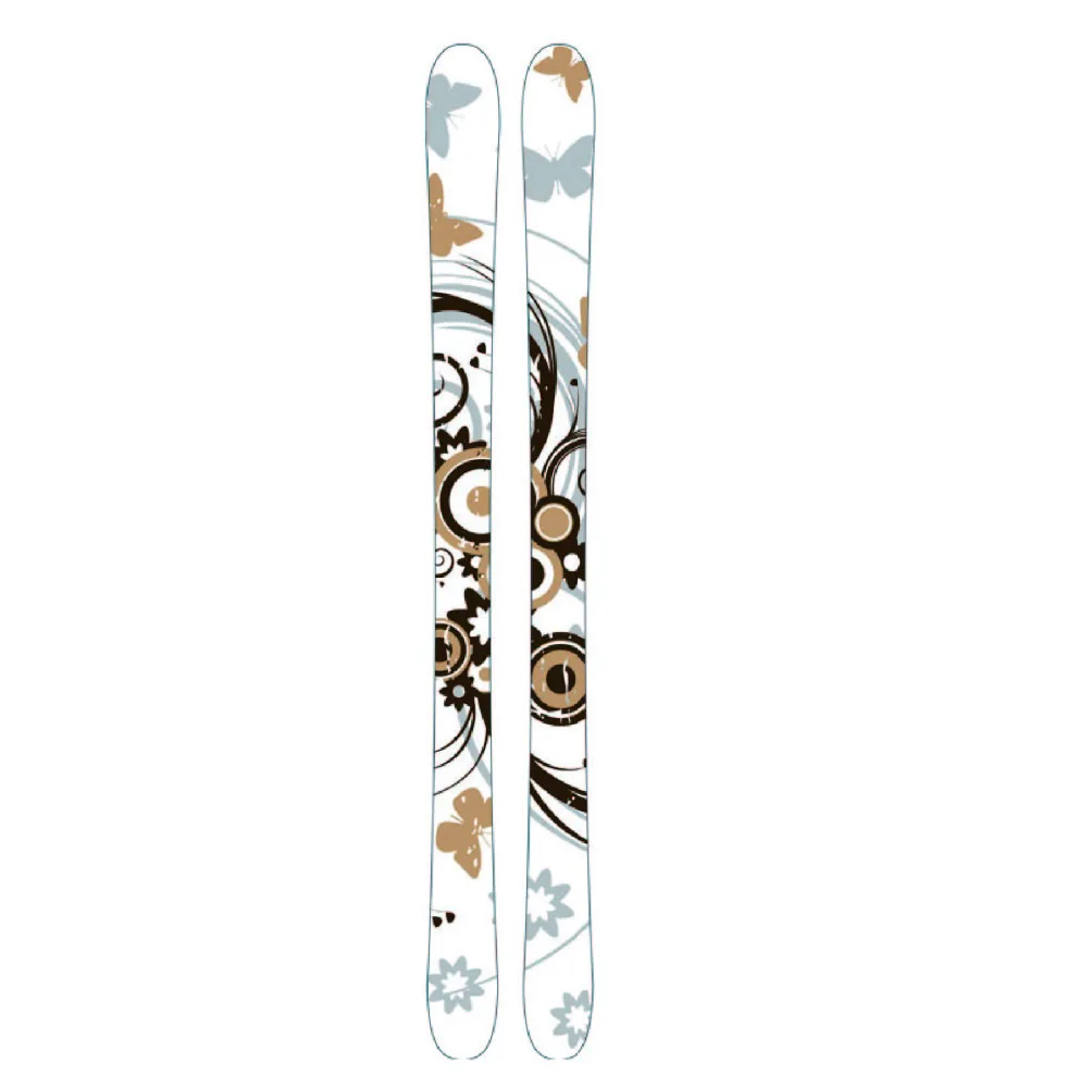 icustom alpine ski freestyle ski set + ski binding