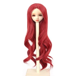 1/6 1/4 1/3 BJD Doll Wig No Shinning Heat Resistant Synthetic Hair Doll Wig for BJD SD Doll