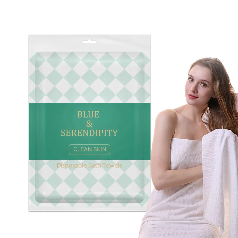 Disposable Large Durable Cotton Bath Towel Portable and Thicken for Travel and Hotel Customizable OEM Independent Packaging