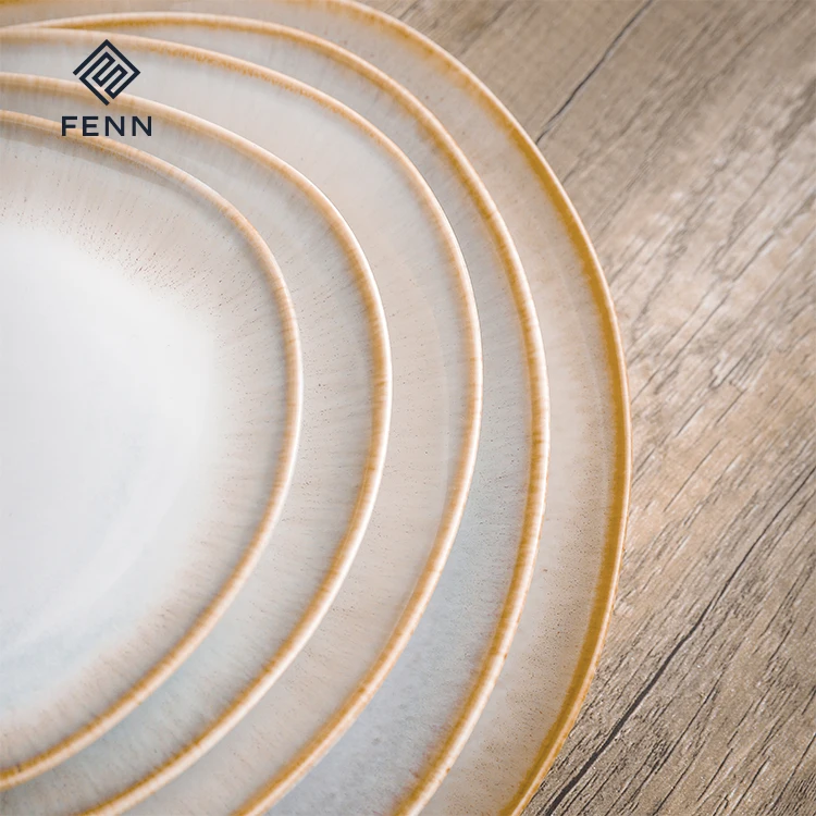 European Style Irregular square shape Porcelain dinner Plate & dishes luxury plates ceramic for Wedding Restaurant Use