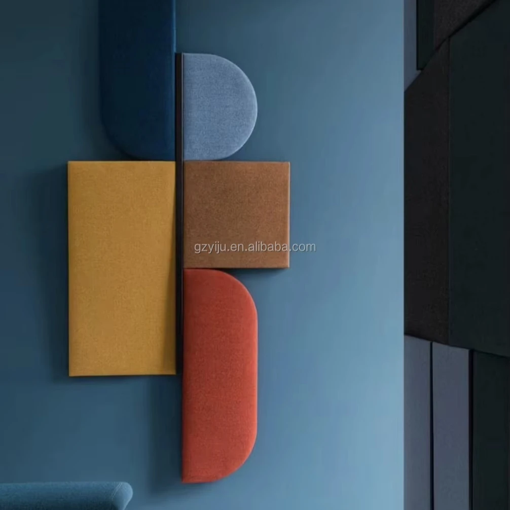Yiju High Density Decorative Soundproof Fabric Acoustic Panels For Conference Rooms