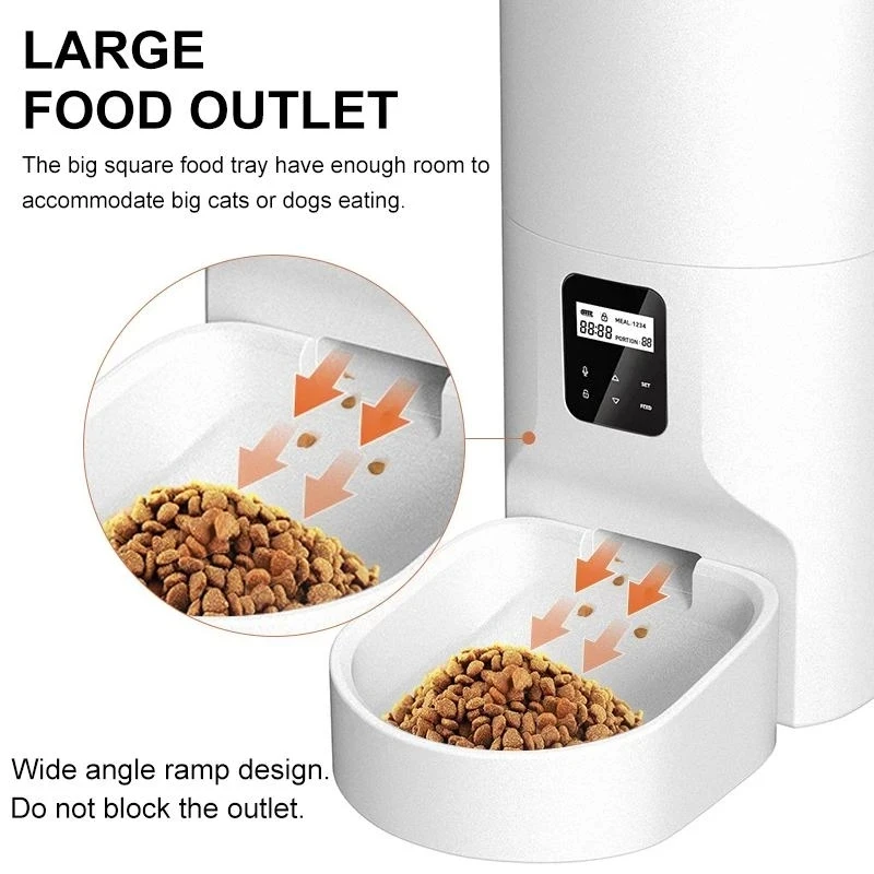 7L/9L Smart Automatic Pet Feeder HD Camera Pet Dog Cat Food Dispenser APP Control Timing Feeding Feeder