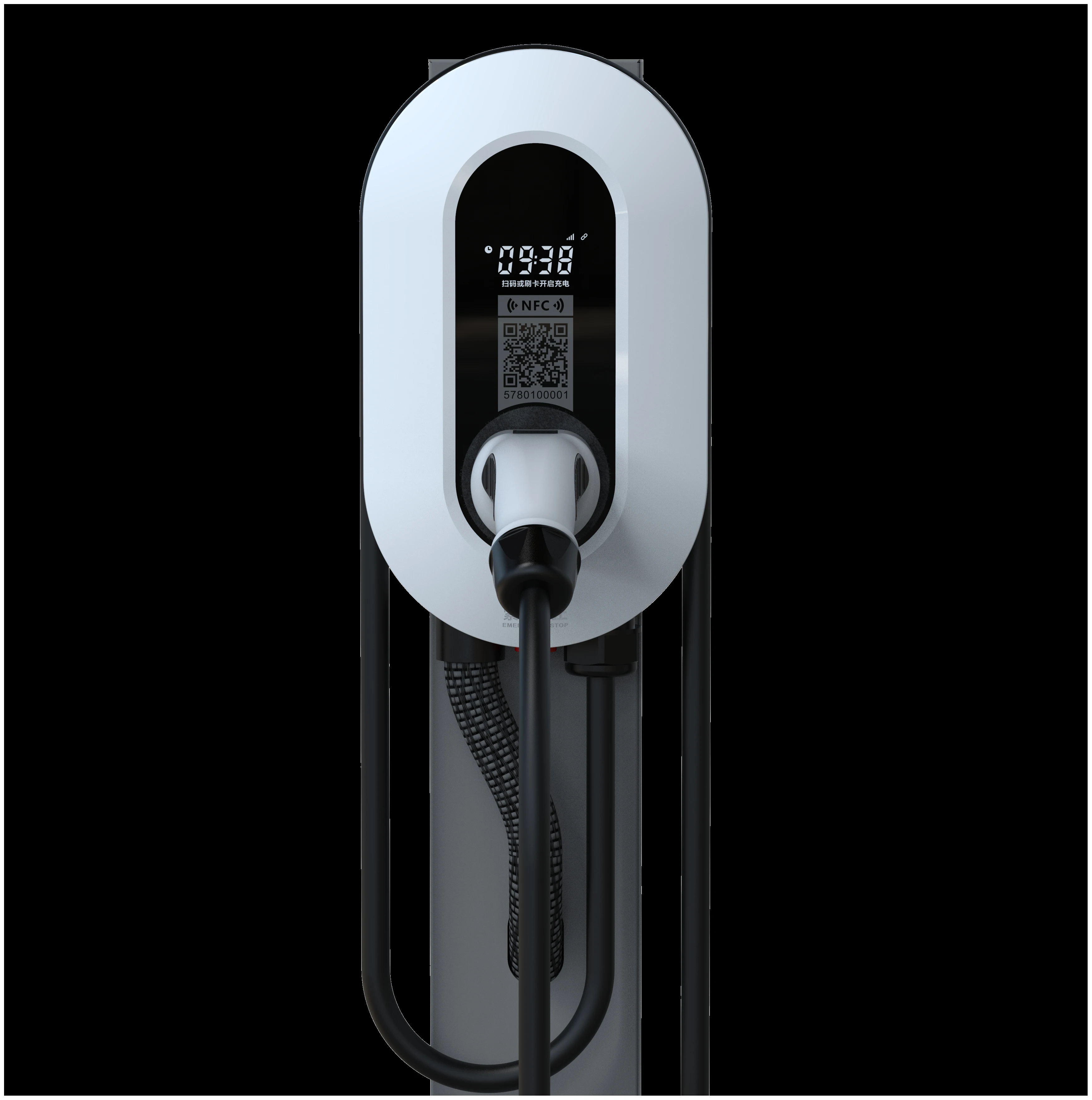 EU UK Standard Ac Charging Station7kw Fast Vehicle Wall Mount Wallbox Ev Charger