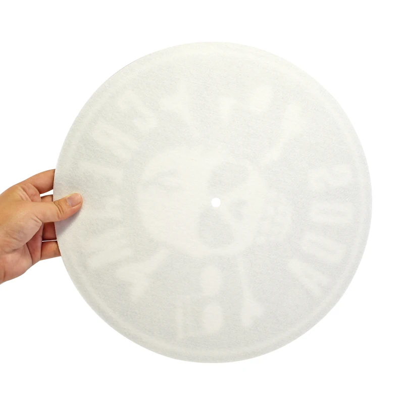 Anti-Static Felt Record Mat Slipmat Player Protective Pad Anti Vibration Record Platter Mat Printable