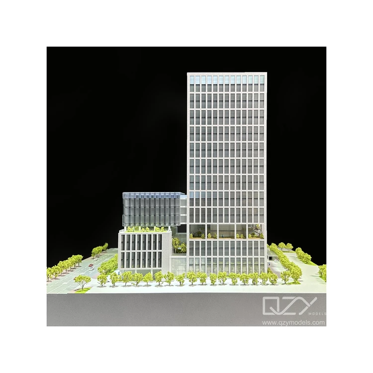 Proper Price New Model 1:300 Office Building Architectural Model Realistic Style Model