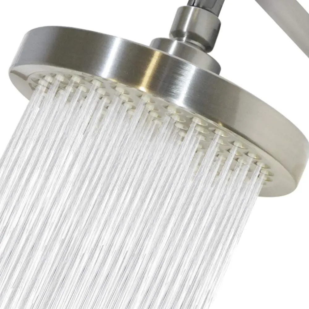6 Inch Shower Head High Pressure Rain Luxury Chrome Plated Finish Bathroom Shower Head