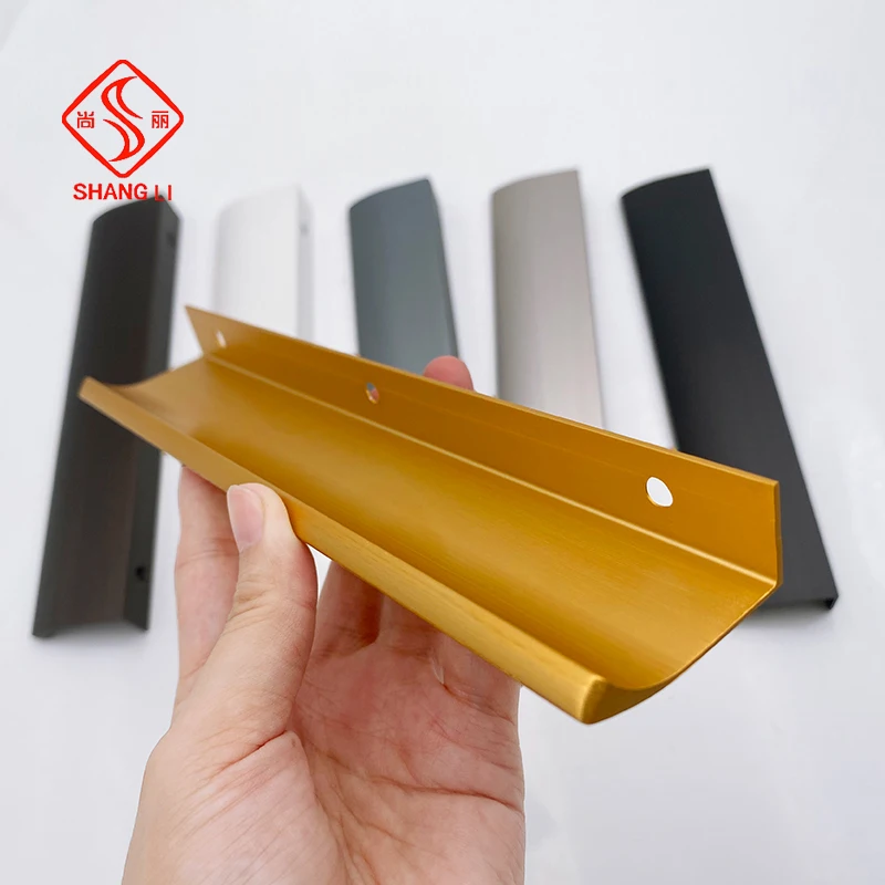 Simple handle Aluminium Handle for Kitchen Cabinet Door Modern  Furniture Handle & Knob