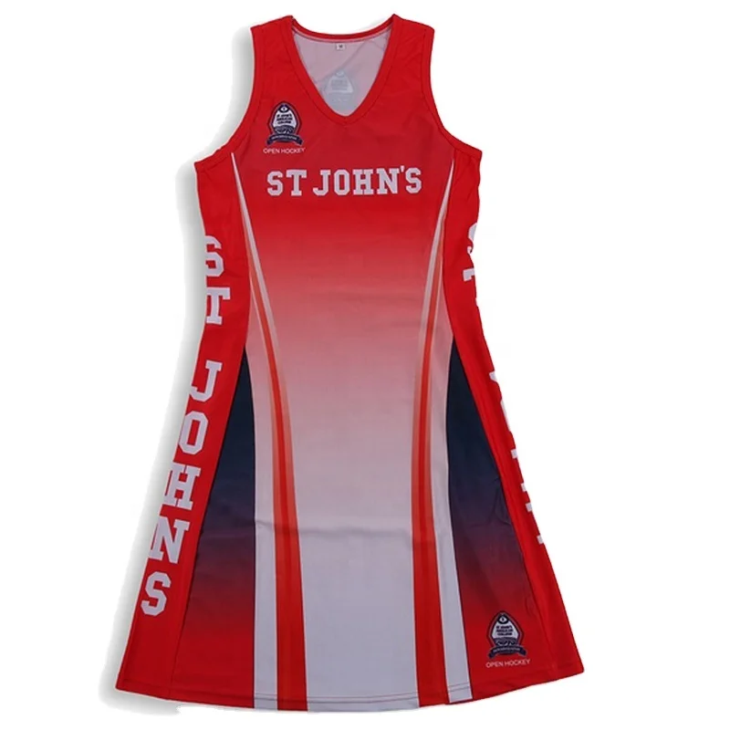 Hight quality custom made girls netball bodysuit