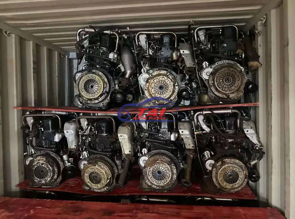 Second Hand JX493 4JB1 4JB1-T 2.8L 64KW Diesel Engine For Isuzu NKR, JMC Truck, Truck Parts Accessories