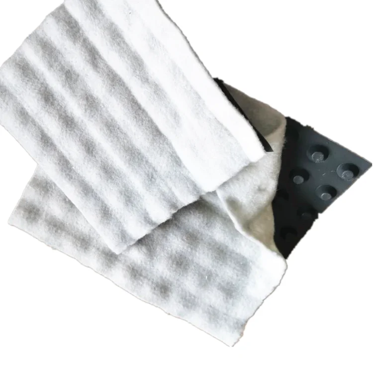 Low price HDPE Drainage Board with geotextile