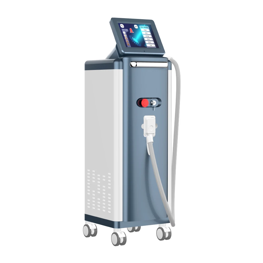 2024 Newest Diode Laser 808 nm Ice Platinum Titanium 3 wavelength Diode Laser Hair Removal Lifetime warranty Machine Price