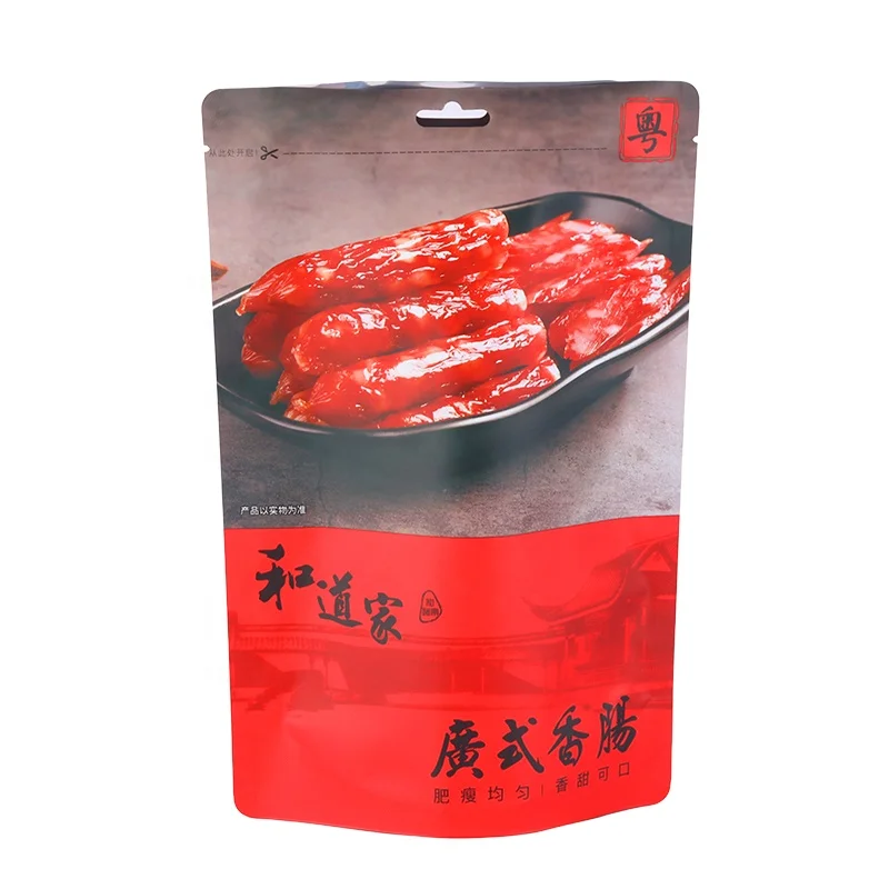 Custom printed stand up aluminum foil ziplock pouch food grade packaging bags for crisps