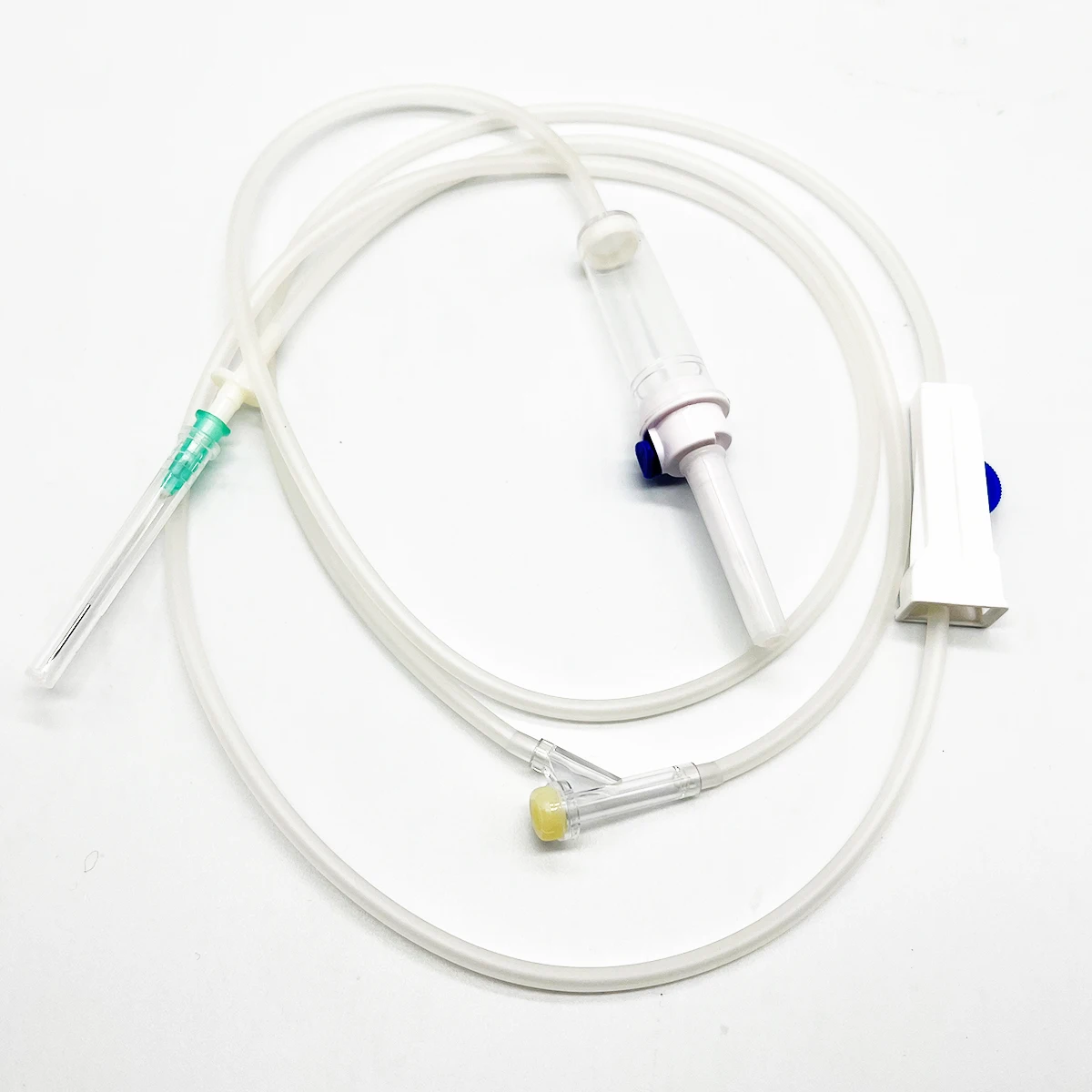 Medical Disposable IV Infusion Giving Fluid Drip Set Sterile IV Administration Infusion Set with Flow Regulator