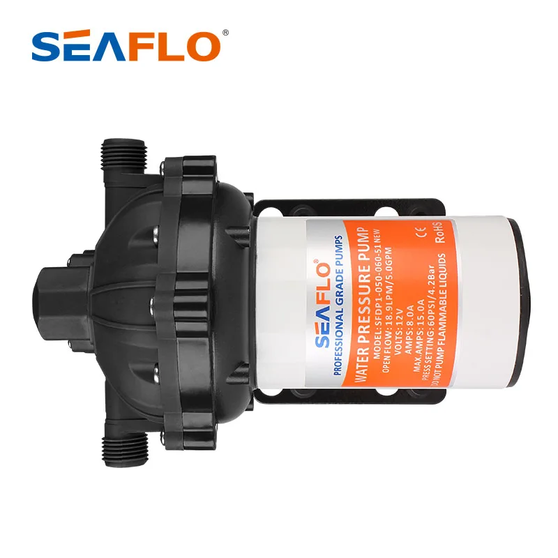 SEAFLO 12V DC 19LPM 60PSI Silent Surface Pump