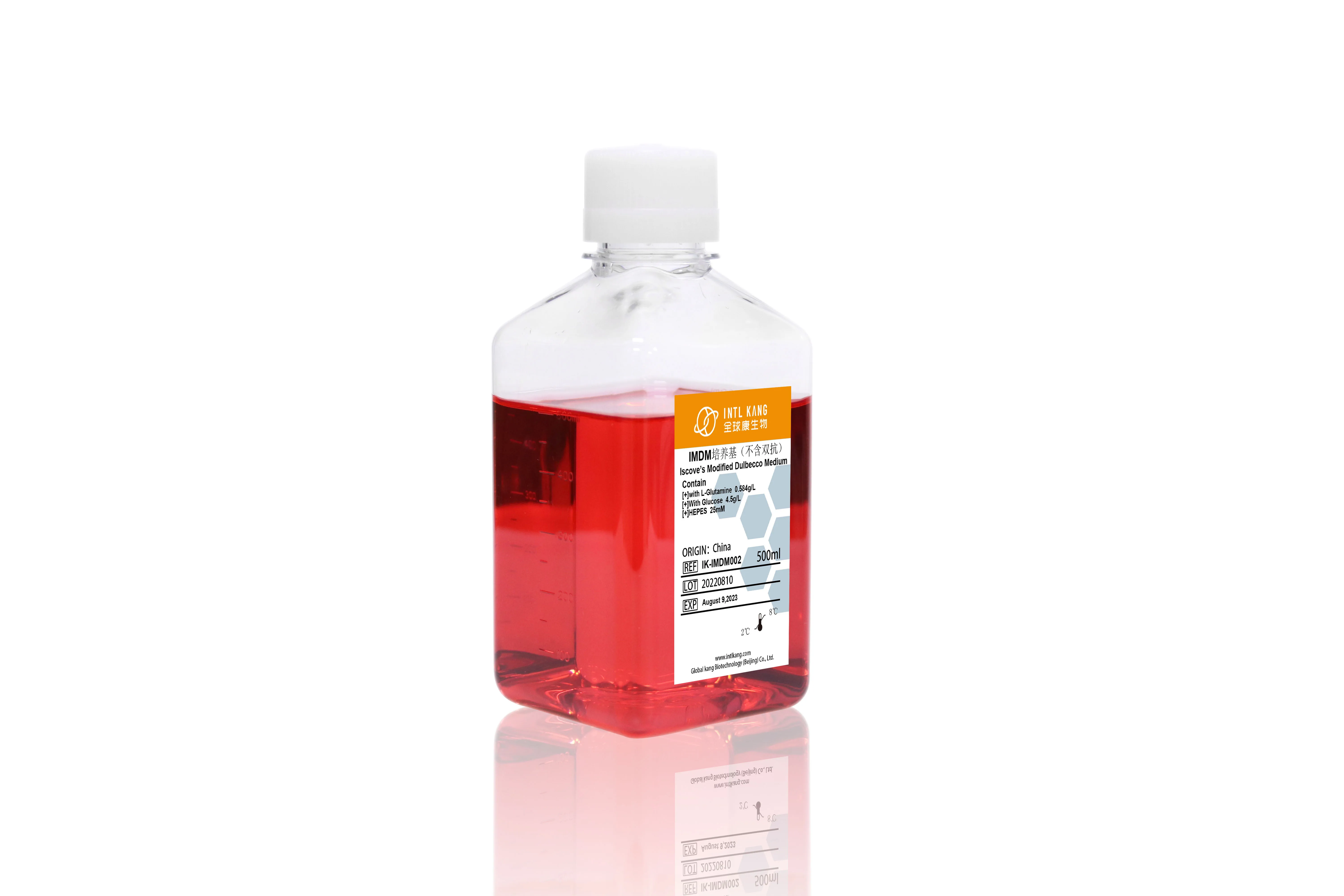 Improved DMEM with HEPES and Selenium Nutrient rich Cell Culture Medium 500ml Biological Reagent