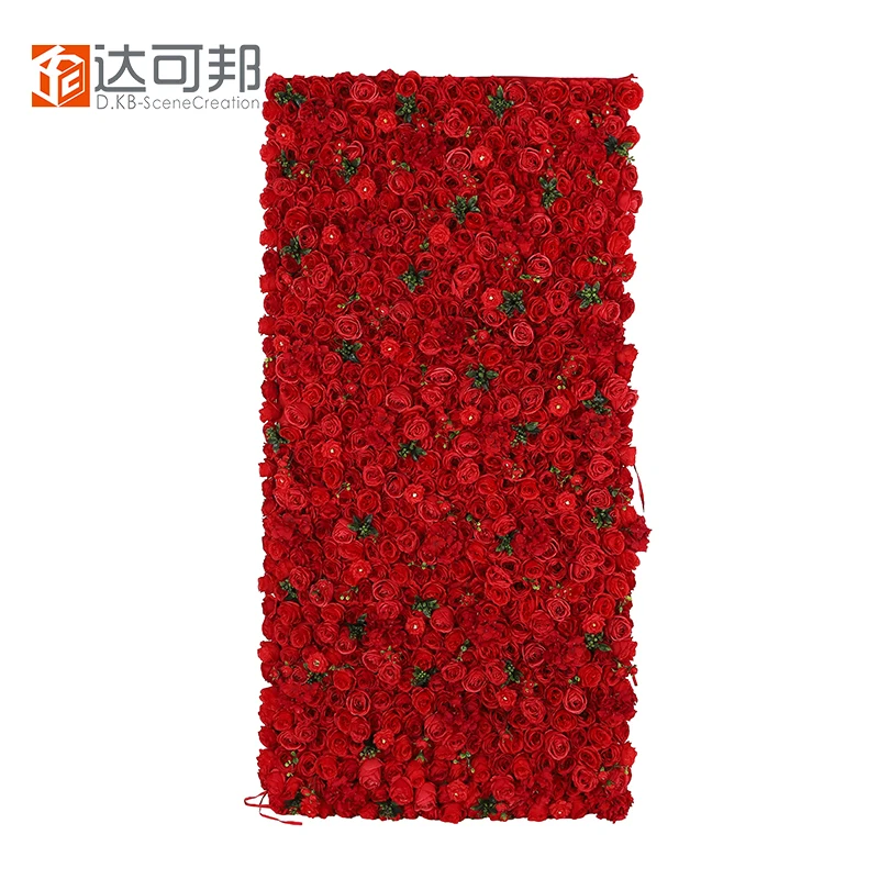 Индивидуальные 3D Roll Up искусственный Шелковый Пион Искусственный цветок розы в виде кирпичной стены Свадебные
