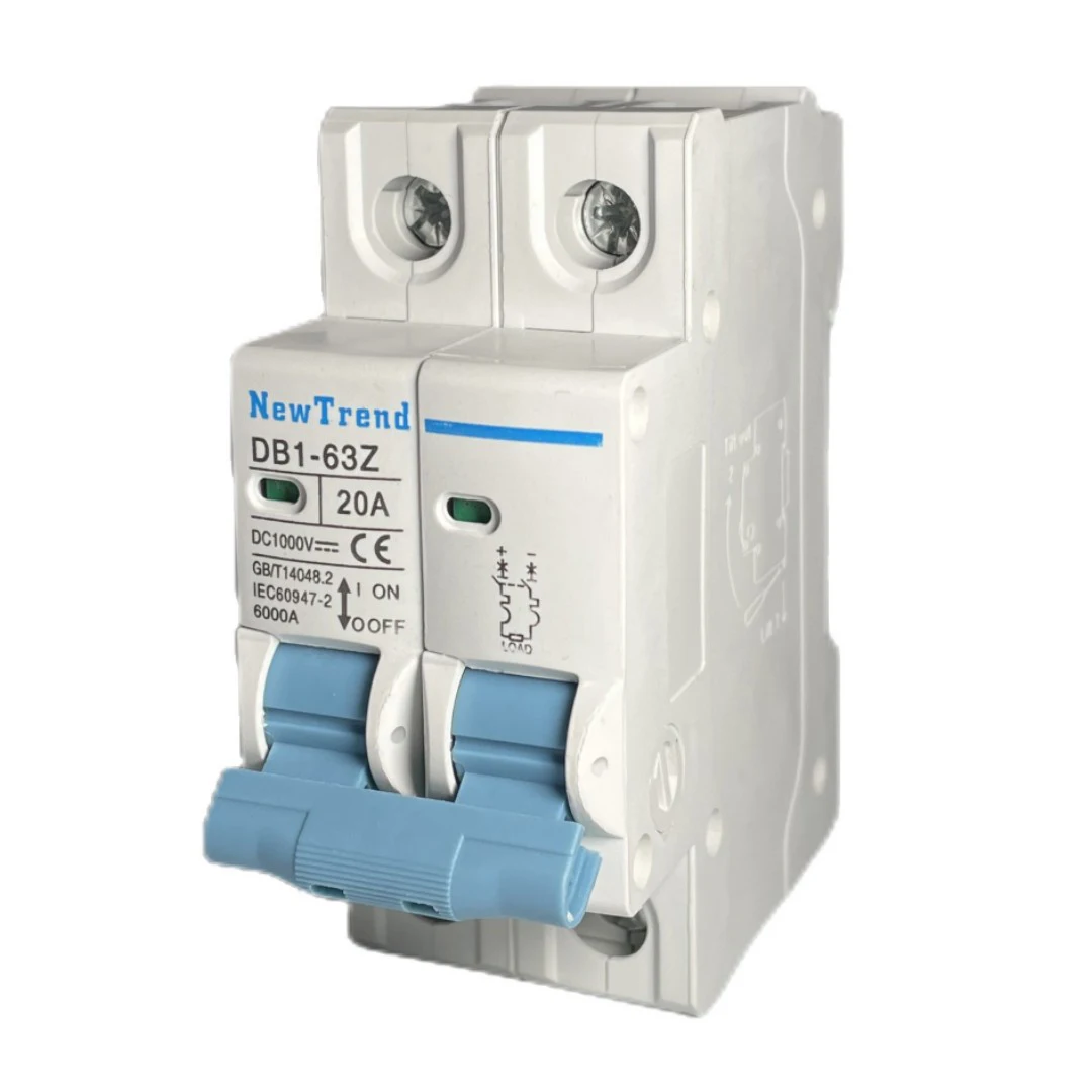 Постоянный ток переменного тока выключатель постоянного тока 250V- 1200V PV 3-63A электрических выключателей автоматический выключатель