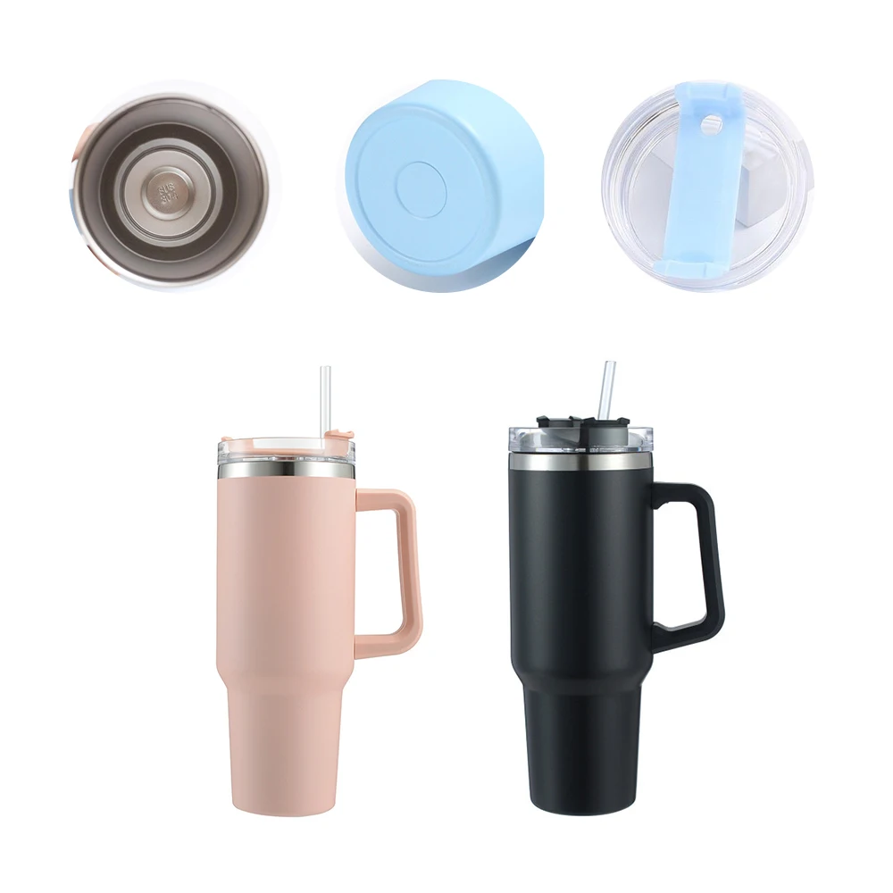 1200ml 40oz Good Quality Stainless Steel Double Walled Coffee Mug Tumbler Cups with Handle