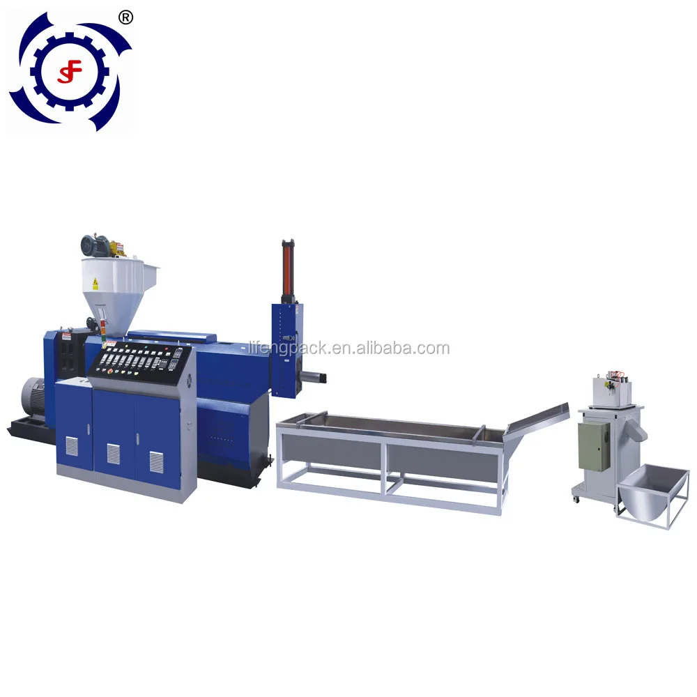 
ZL-C One Screw PP PE ABS Die Face Cutting Waste Plastic Film Recycling Granulation Pelletizing Washing Lines Machine Price 