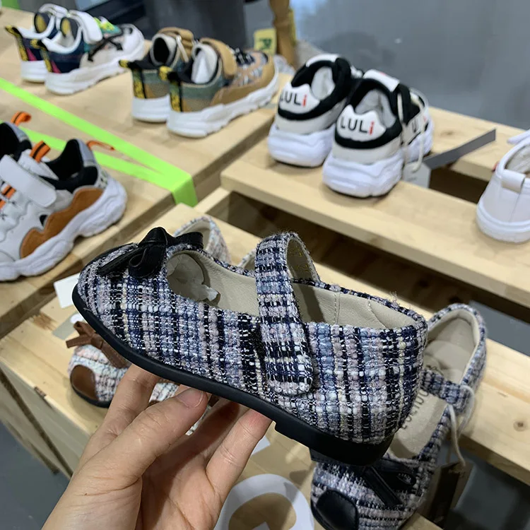 
KIDS pink Leather Flat Shoes Children Girls Fancy Party Mary Jane Shoes 