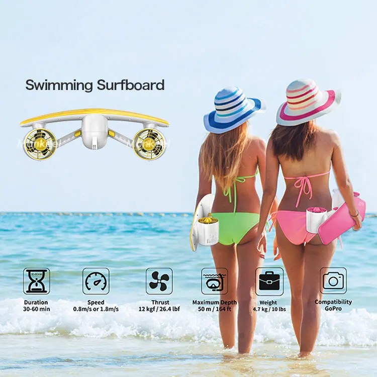 Mankeel W7 2022 Voltage 22.2 V Working Temperature 50 Degrees Celsius Speed 3.6Mph Underwater Motor Sea Scooter