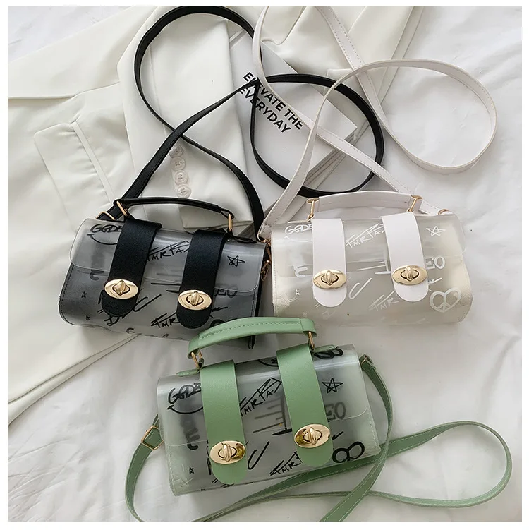 2024 Ladies Designer Bags PVC Golden-hardware Cross-body Flap Zipper Messenger Fashion Multi-color Letter Pattern  Shoulder Bag