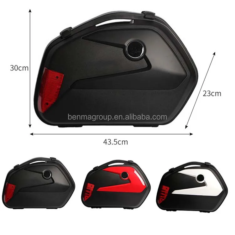 High quality 22L universal saddle box motorcycle motorbike side box for motorcycle