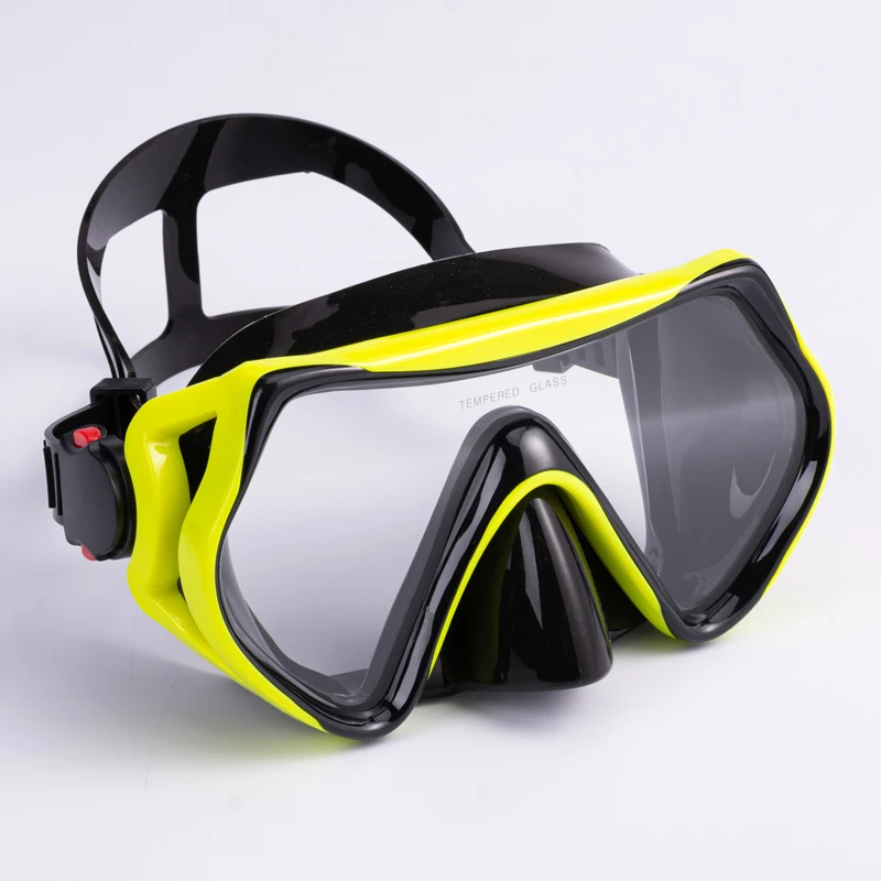 Adult Professional Deep Diving Snorkel Mask Big Frame Scuba Diving Equipment