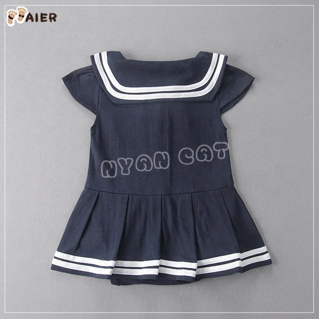 
Baby Girls Sailor Costume Infant Halloween Navy Fancy Dress Toddler Mariner Nautical Uniform Cosplay Outfit 