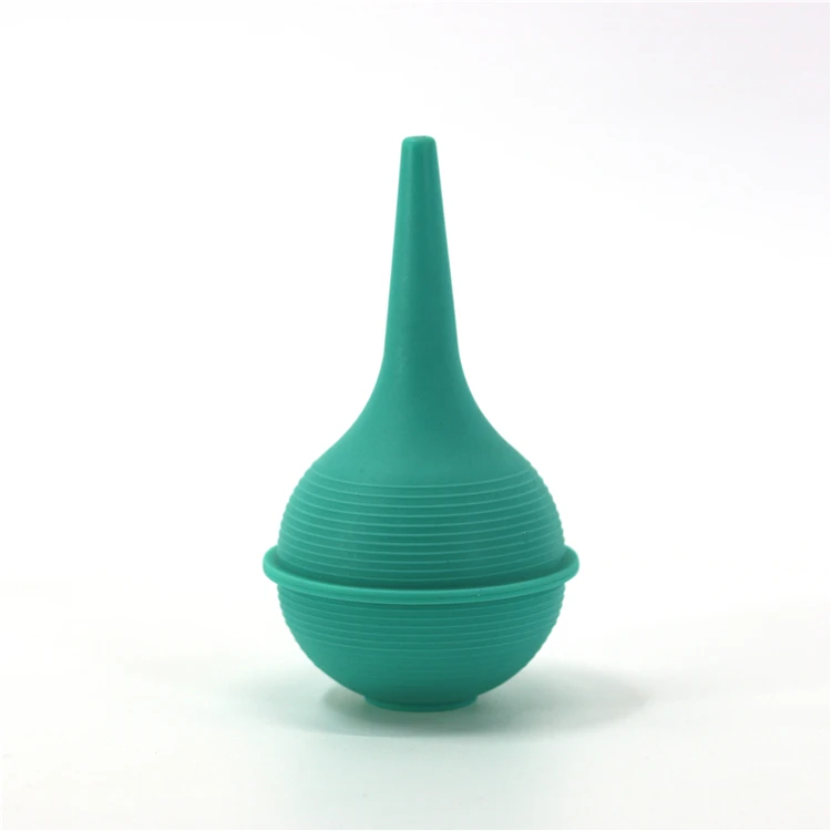 silicone material green Baby Nasal Aspirator and Booger Sucker
