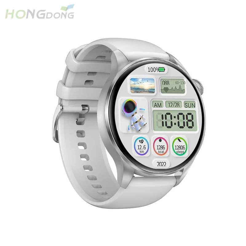 DT3 1.45 inch Encoder Rotating Split-screen Phone Call New SmartWatch Wireless Charging Sport Heart Rate Smart Watch