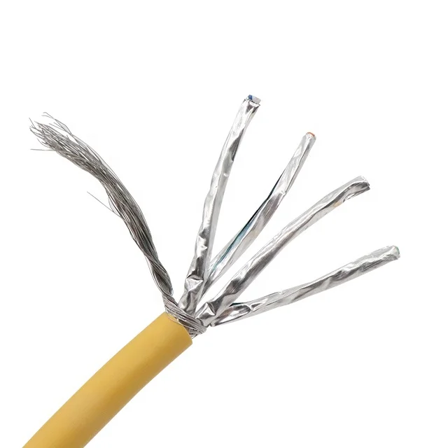 High speed New China Round Cat8 Rj45 SFTP SSTP Patch Cord Ethernet Network Cable 1M 2M 3M Patch Cord Price
