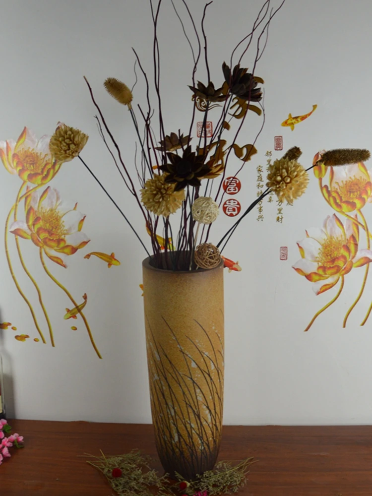 Cheap Hand Painted Ceramic European Style Floor Vases Made in Jingdezhen