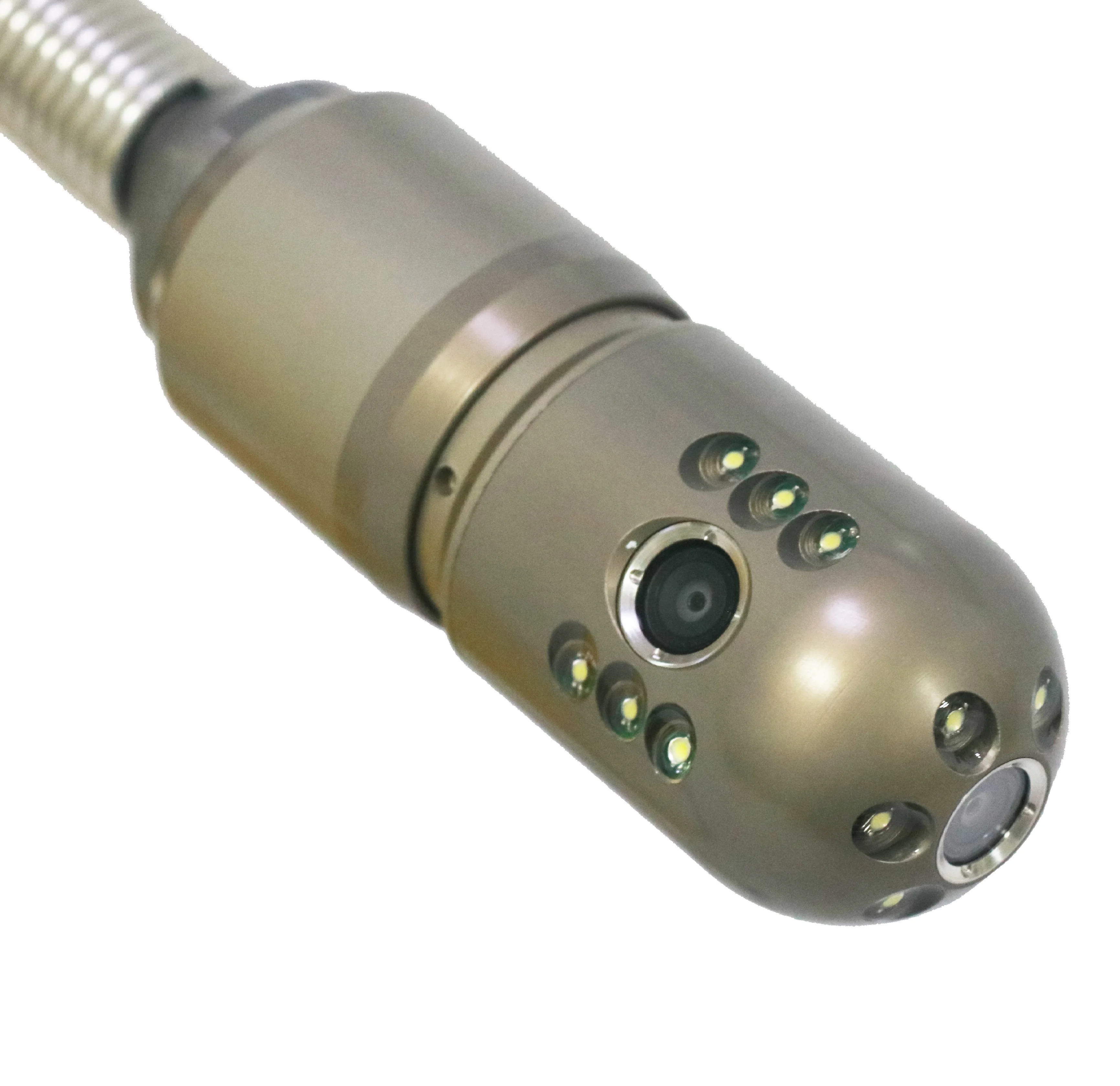 Vicam Rotation Camera Pipe Inspection Camera 60M with HD DVR 16GB Sewer Drain Industrial Endoscope