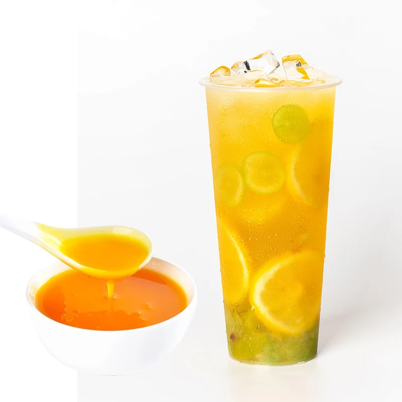 Orange Juice Concentrate Syrup Halal Certified Wholesale High Concentration Fruit Flavor for Slush