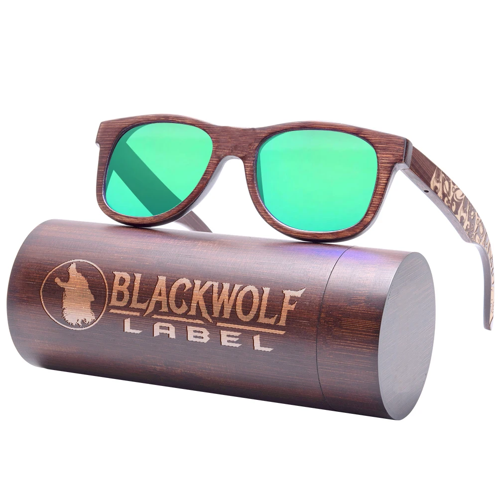 2020 Bulk buy from China new products 2020 bamboo sunglasses with your customizable logo